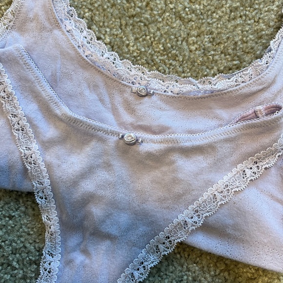 (sold) skims pointelle matching set - Picture 4 of 5